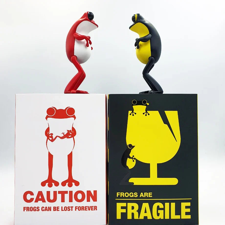 Caution & Fragile Set - Froggies by twelveDot