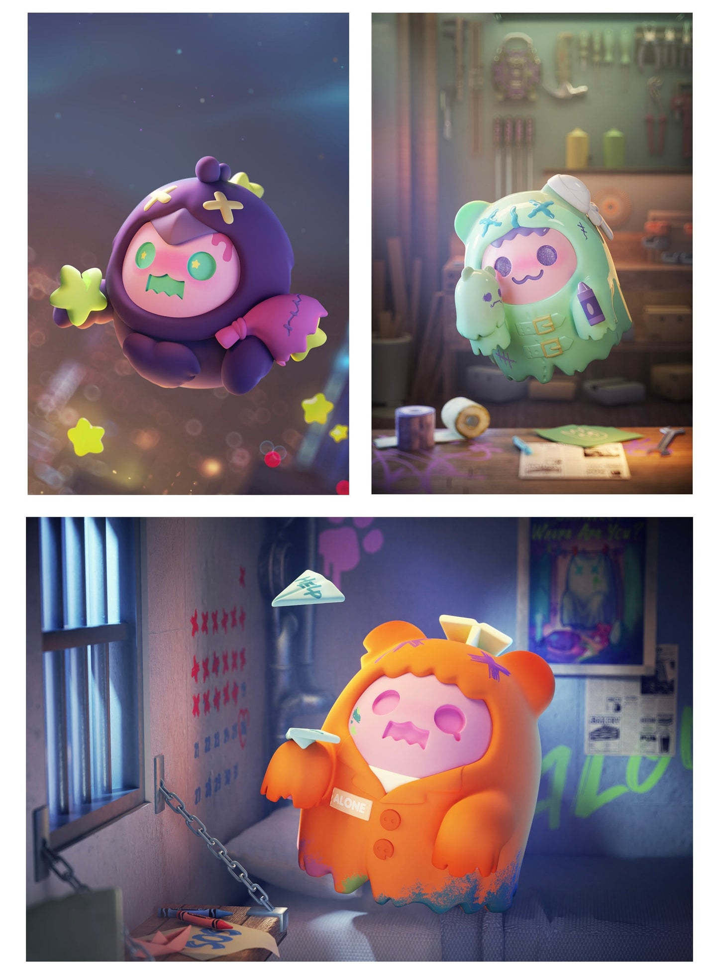 ShinWoo Baddy Bear Town Series