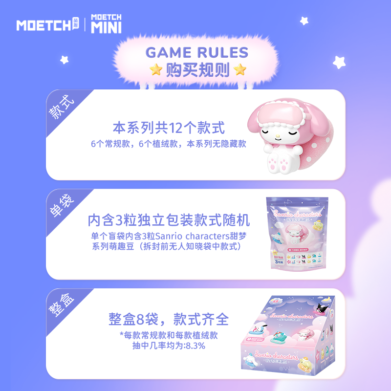 Sanrio Characters Sweet Dream Series Moetch Bean