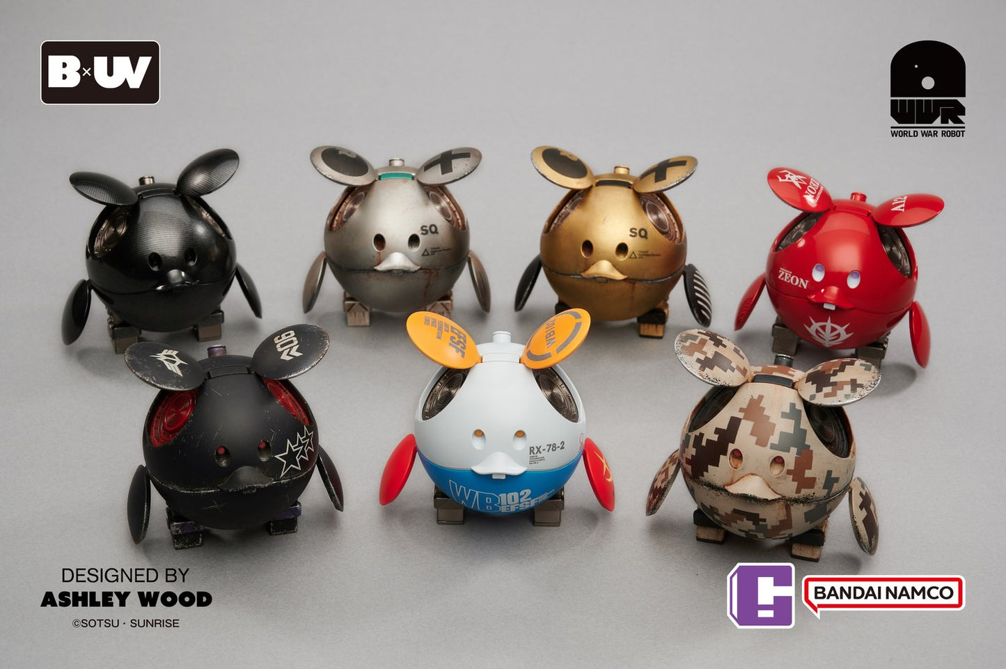 Mobile Suit Gundam Haro x World War Robo Square a.k.a. SQUARO Series 2
