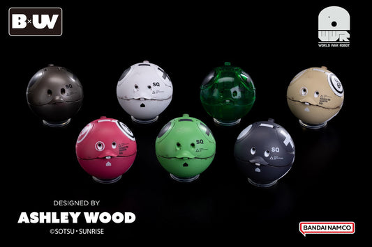 Gundam Haro x World War Robot Square  a.k.a. Squaro by Ashley Wood