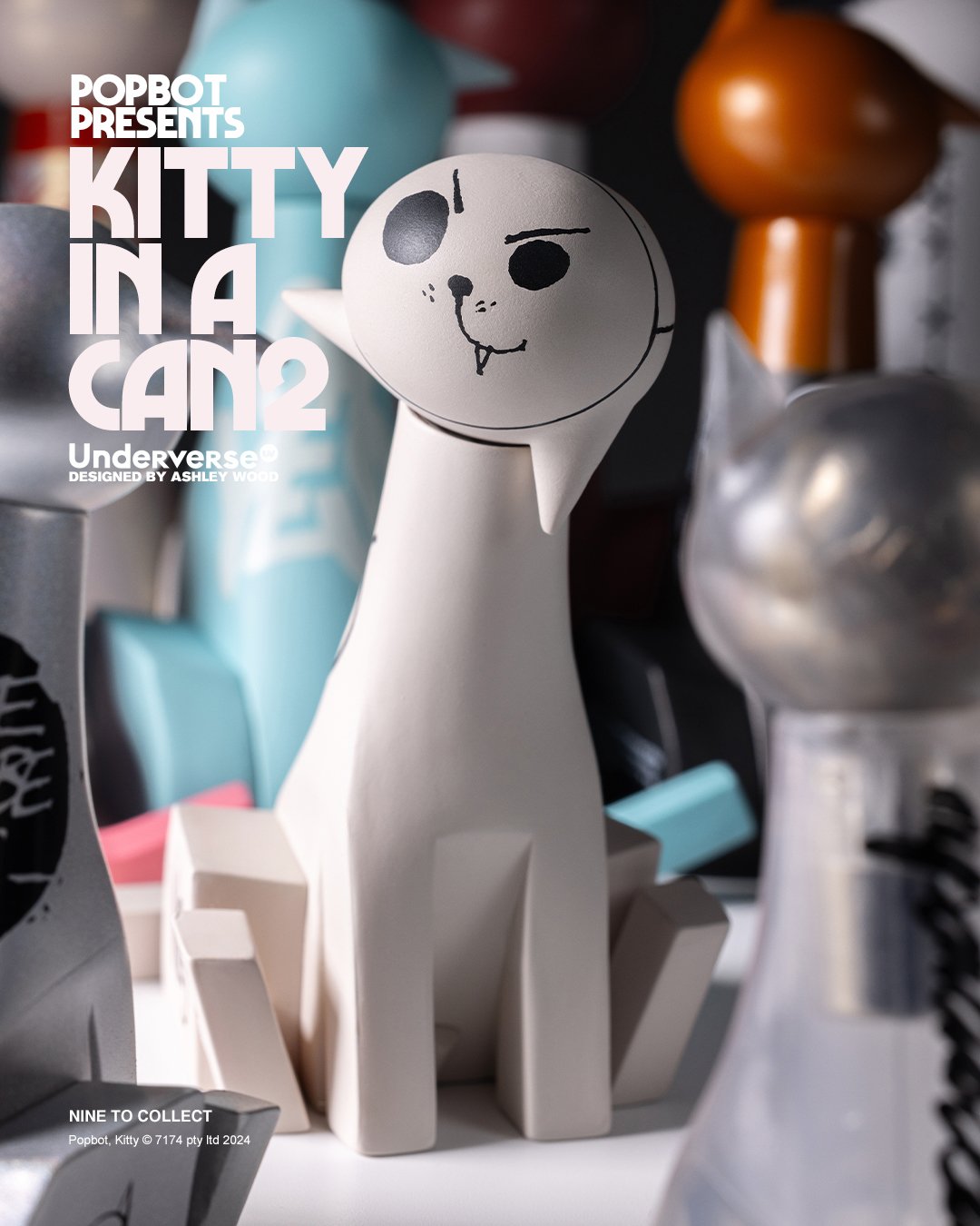 Kitty In A Can Series Two by Ashley Wood
