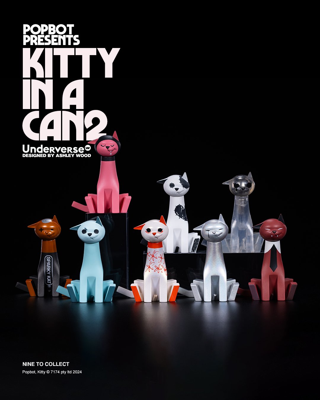 Kitty In A Can Series Two by Ashley Wood