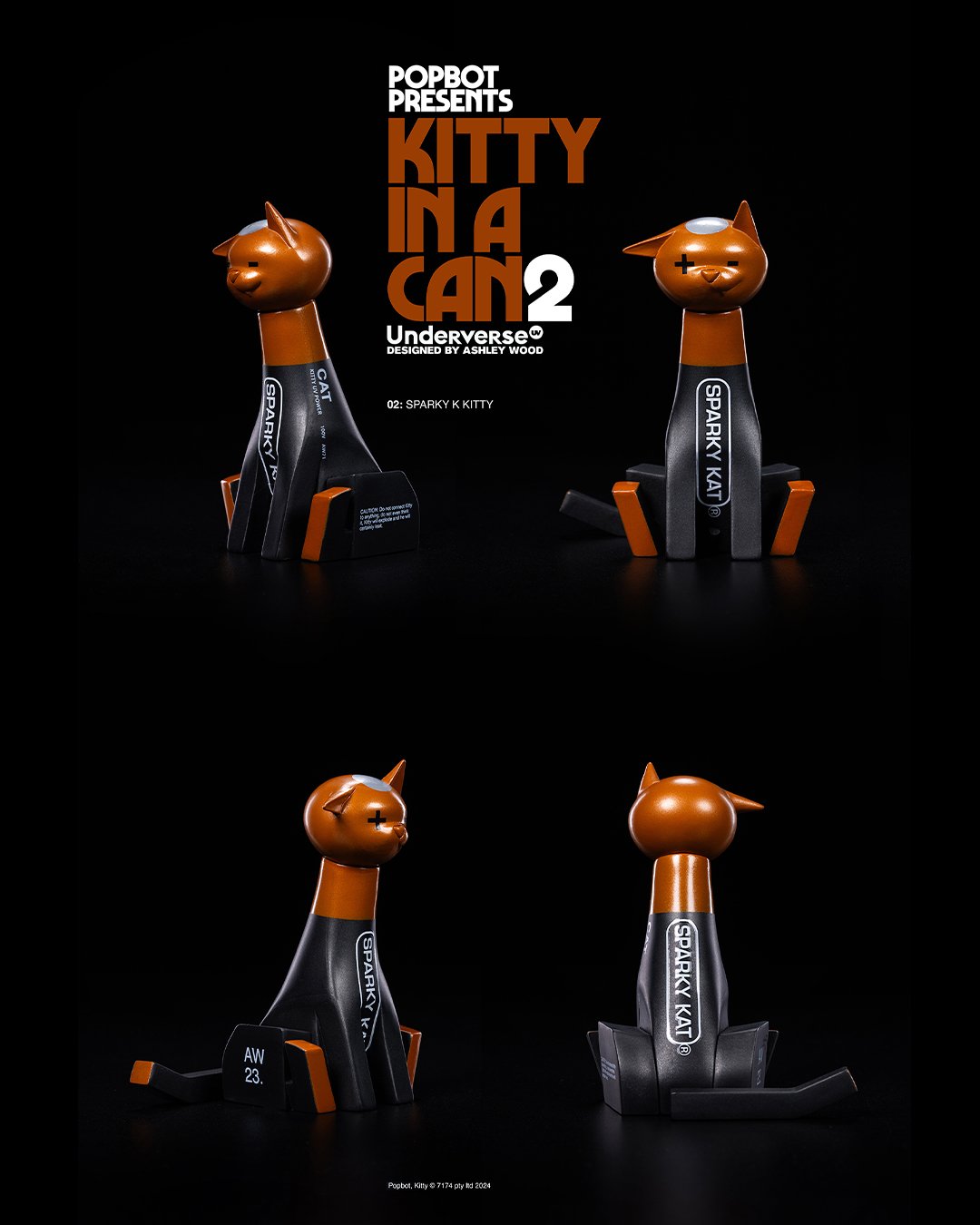 Kitty In A Can Series Two by Ashley Wood