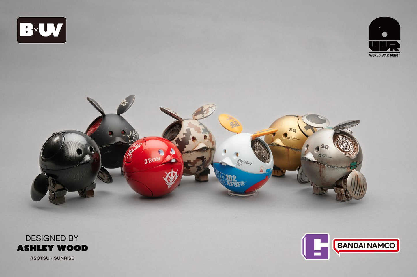 Mobile Suit Gundam Haro x World War Robo Square a.k.a. SQUARO Series 2