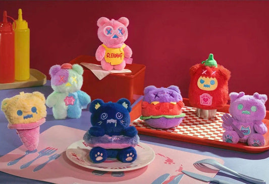 ShinWoo Strange Ghost Diner Series Plush Keychain Blind Box