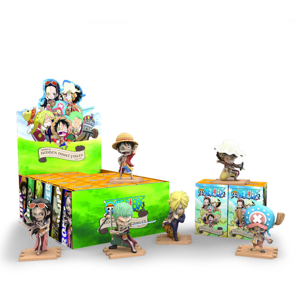 One Piece Hidden Dissectables Blind Box Series 1 by Jason Freeny x Mighty Jaxx.