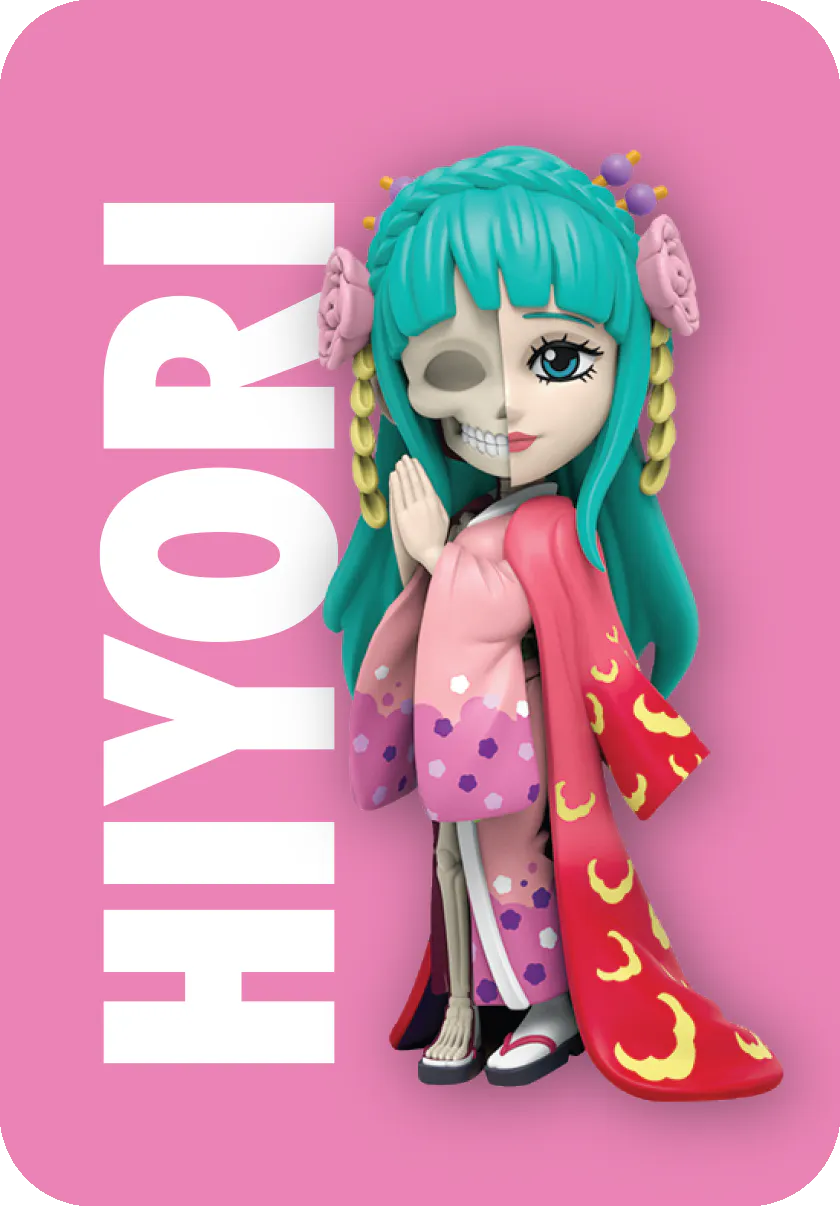 One Piece Hidden Dissectables Blind Box Series 5- Ladies Edition by Jason Freeny x Mighty Jaxx.