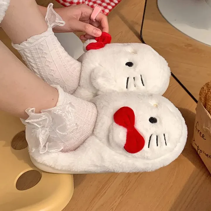 Hellokitty Plush Slippers