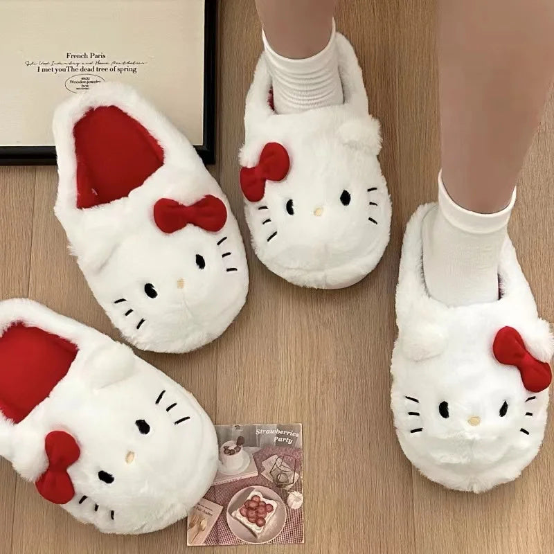 Hellokitty Plush Slippers