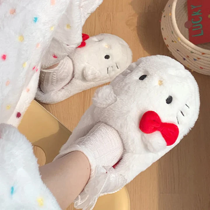 Hellokitty Plush Slippers