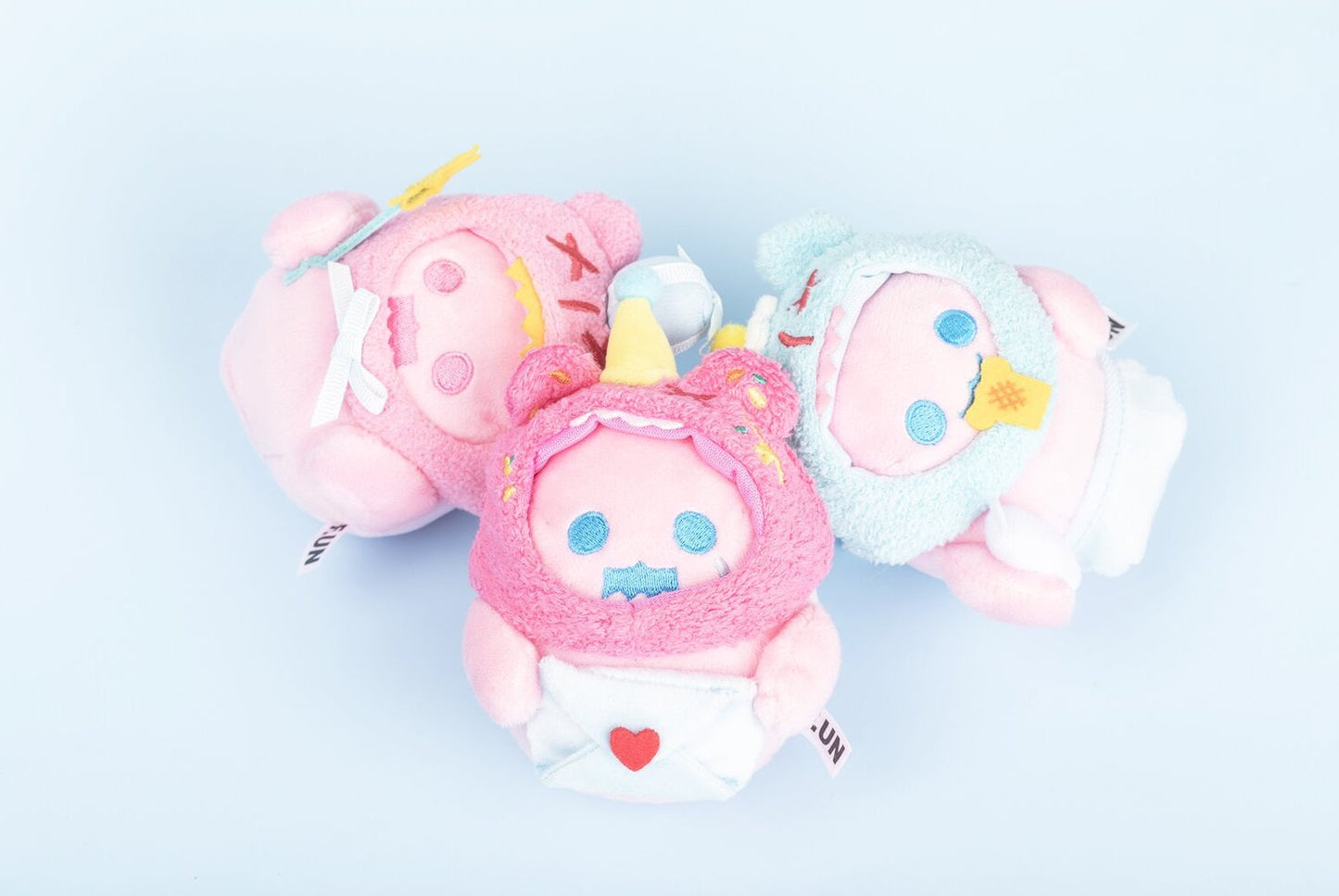 ShinWoo Birthday Series Ghost Bear Plush Keychain