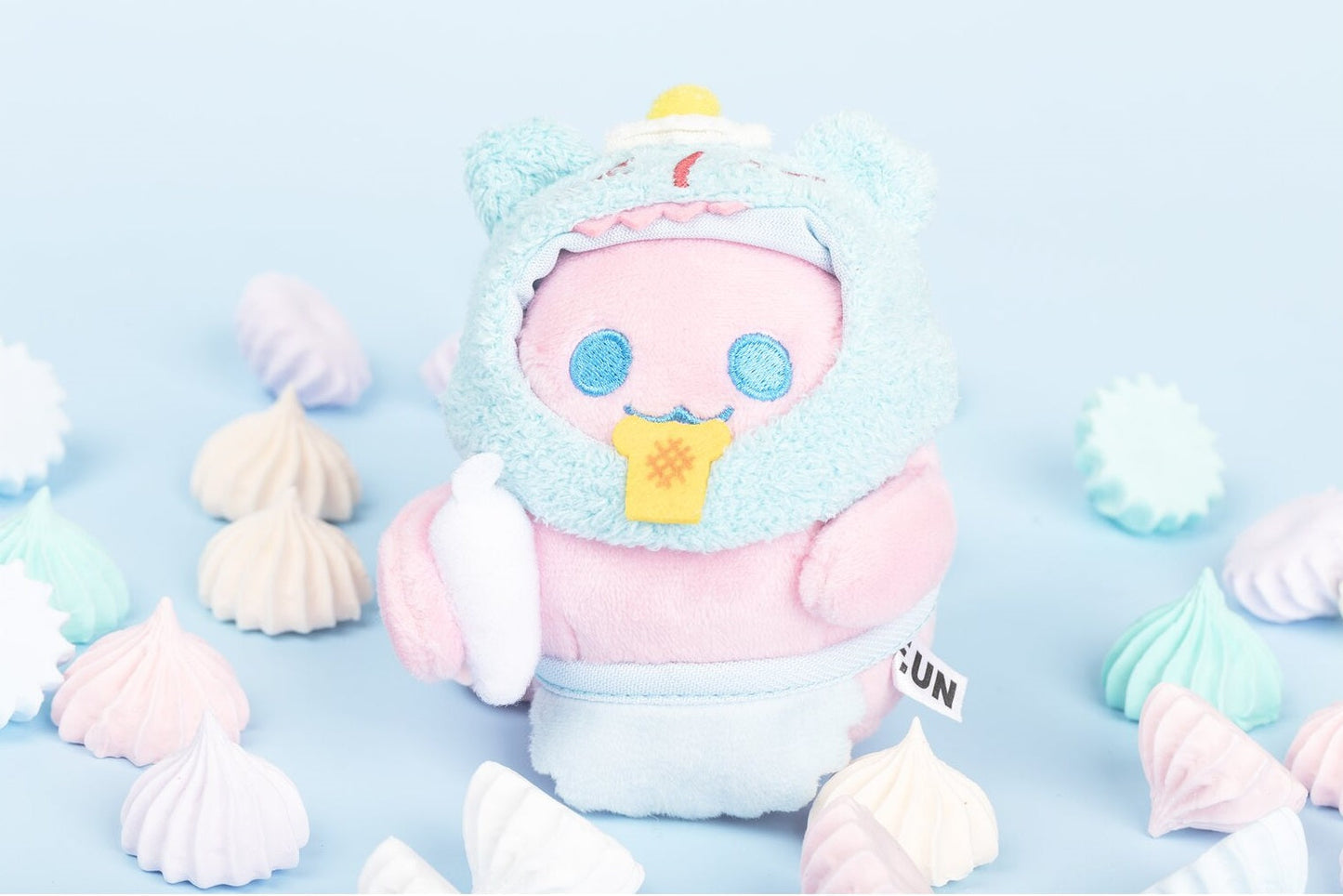 ShinWoo Birthday Series Ghost Bear Plush Keychain
