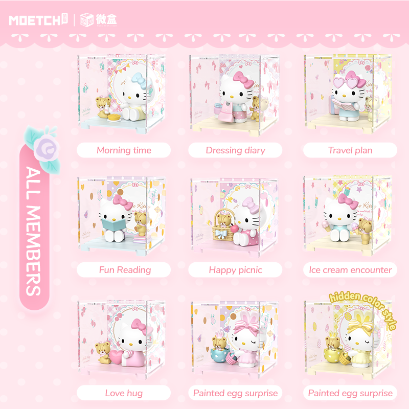 Moetch Hello Kitty Sweetheart Playmate Series Mini Box
