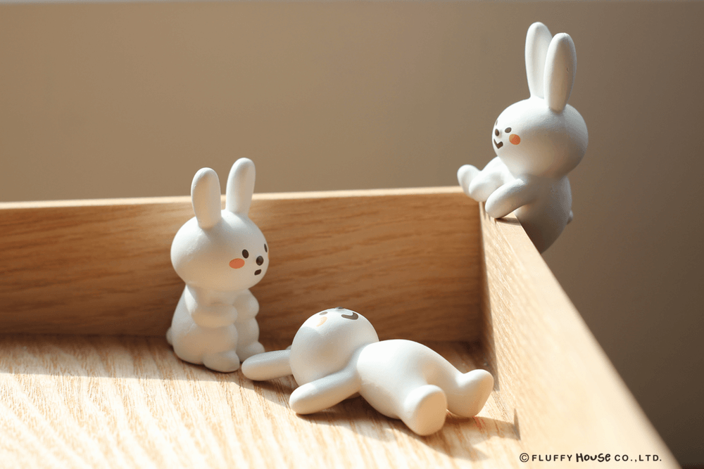 Fluffy Rabbit Set 2.0 Three Naughty Rabbits