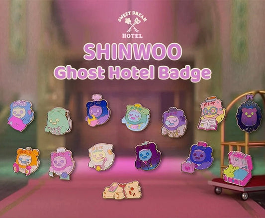 Shinwoo Sweet Dream Hotel - Ghost Hotel series badges