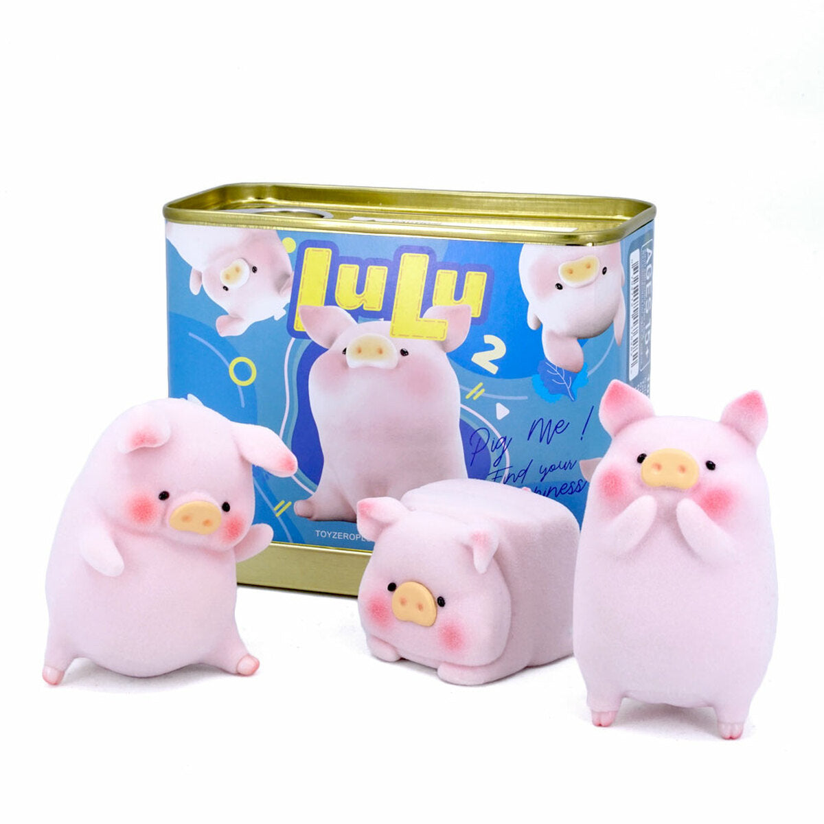LuLu The Piggy The Original 2nd Series - Can of 3